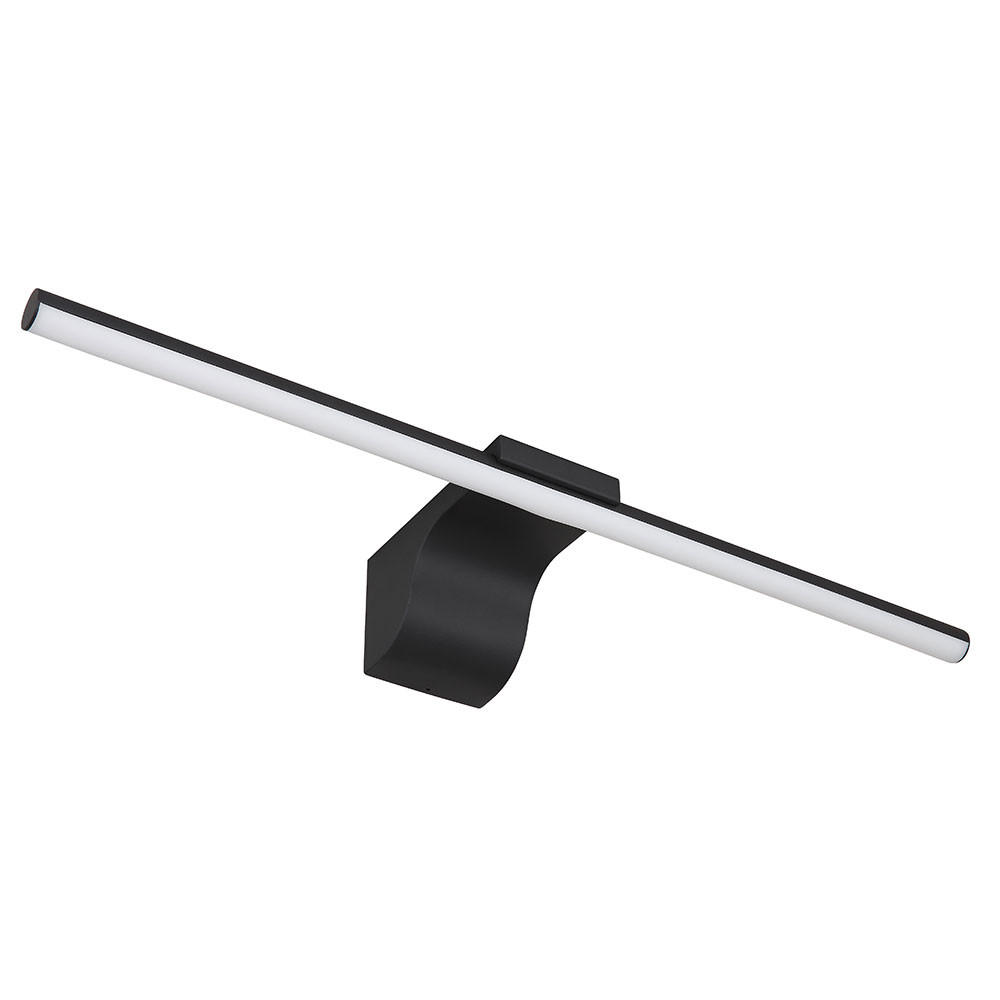 LED WANDLEUCHTE PEPE Schwarz - Schwarz, Metall (60.8/8/15cm)