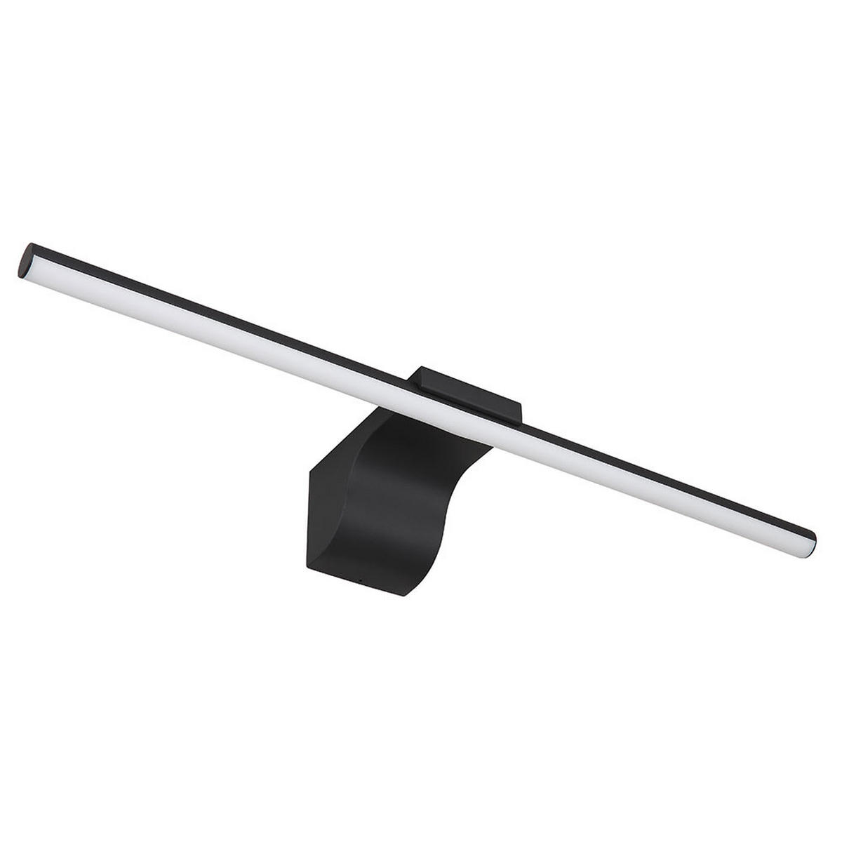 LED WANDLEUCHTE PEPE Schwarz - Schwarz, Metall (60.8/8/15cm)