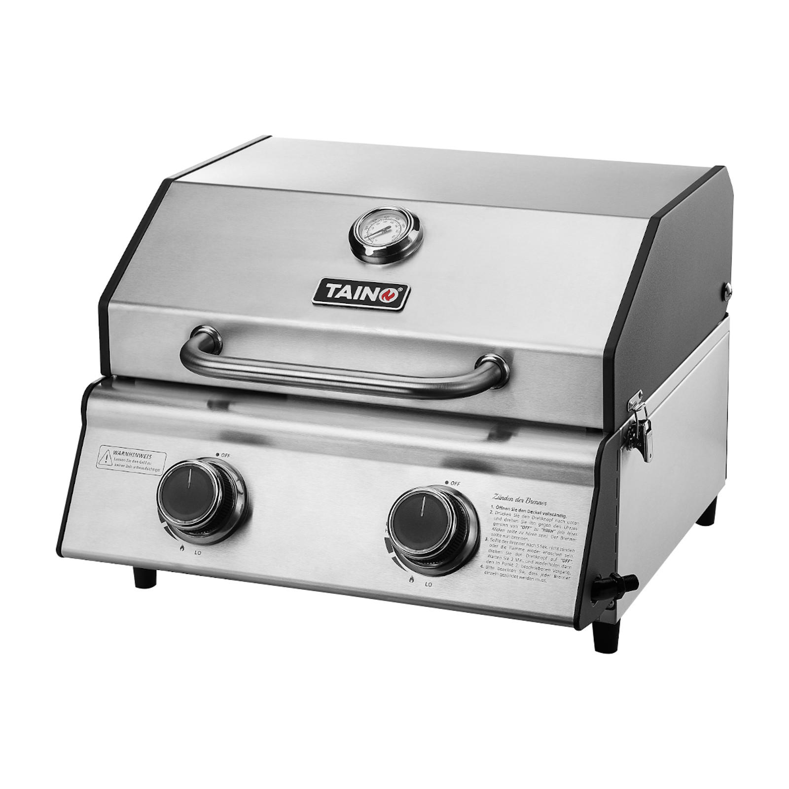 GASGRILL PLATINUM COMPACT - Silberfarben, Metall (45/34/45cm) - TAINO