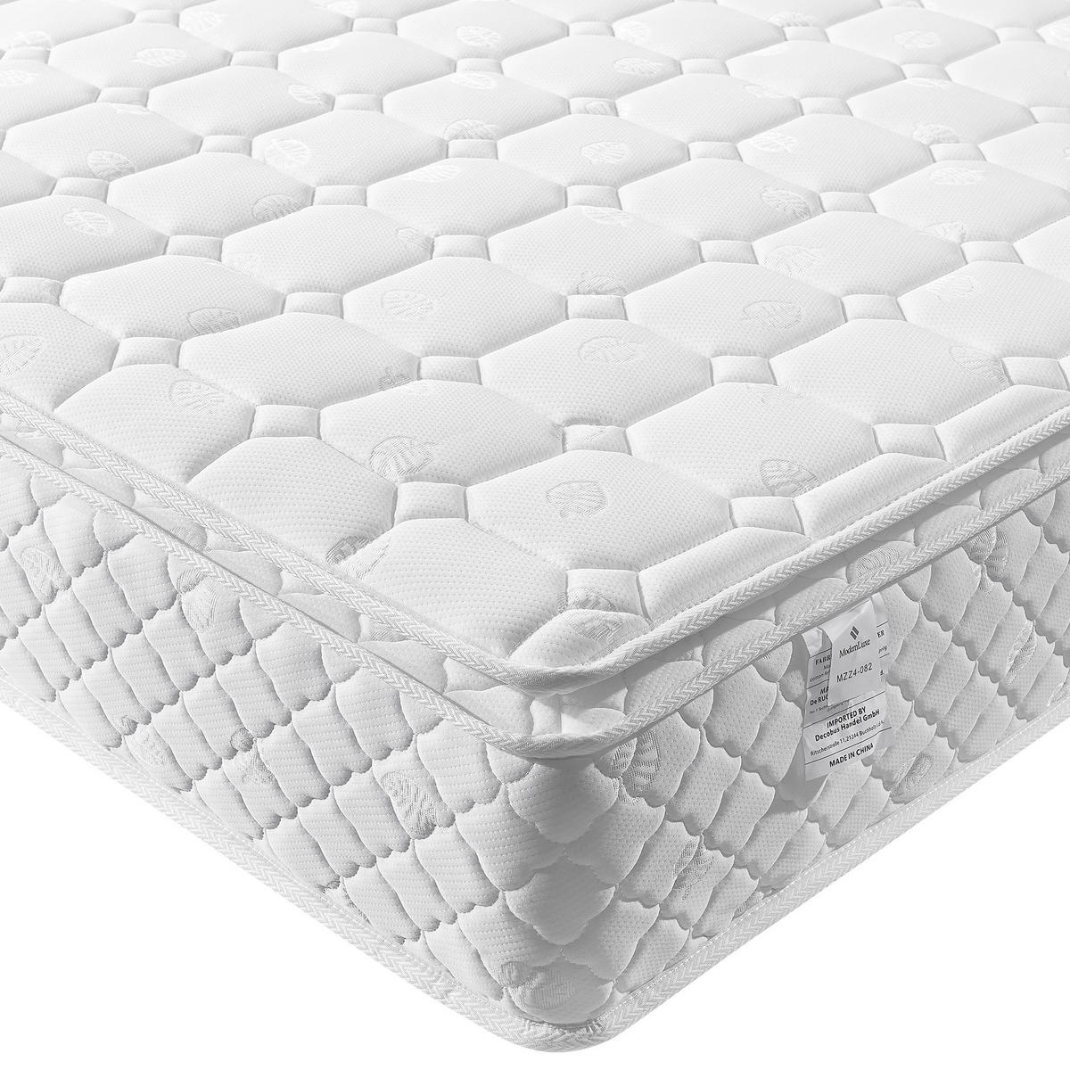 POLSTERBETT aus Samt 90x200 cm in Grau mit LED & Matratze - Grau, Textil (90/200cm) - Modfu