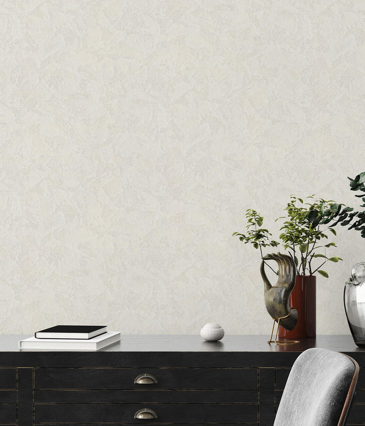 VLIESTAPETE Weiß 53/1005 cm - Weiß, Textil (53/1cm) - KUNSTLOFT