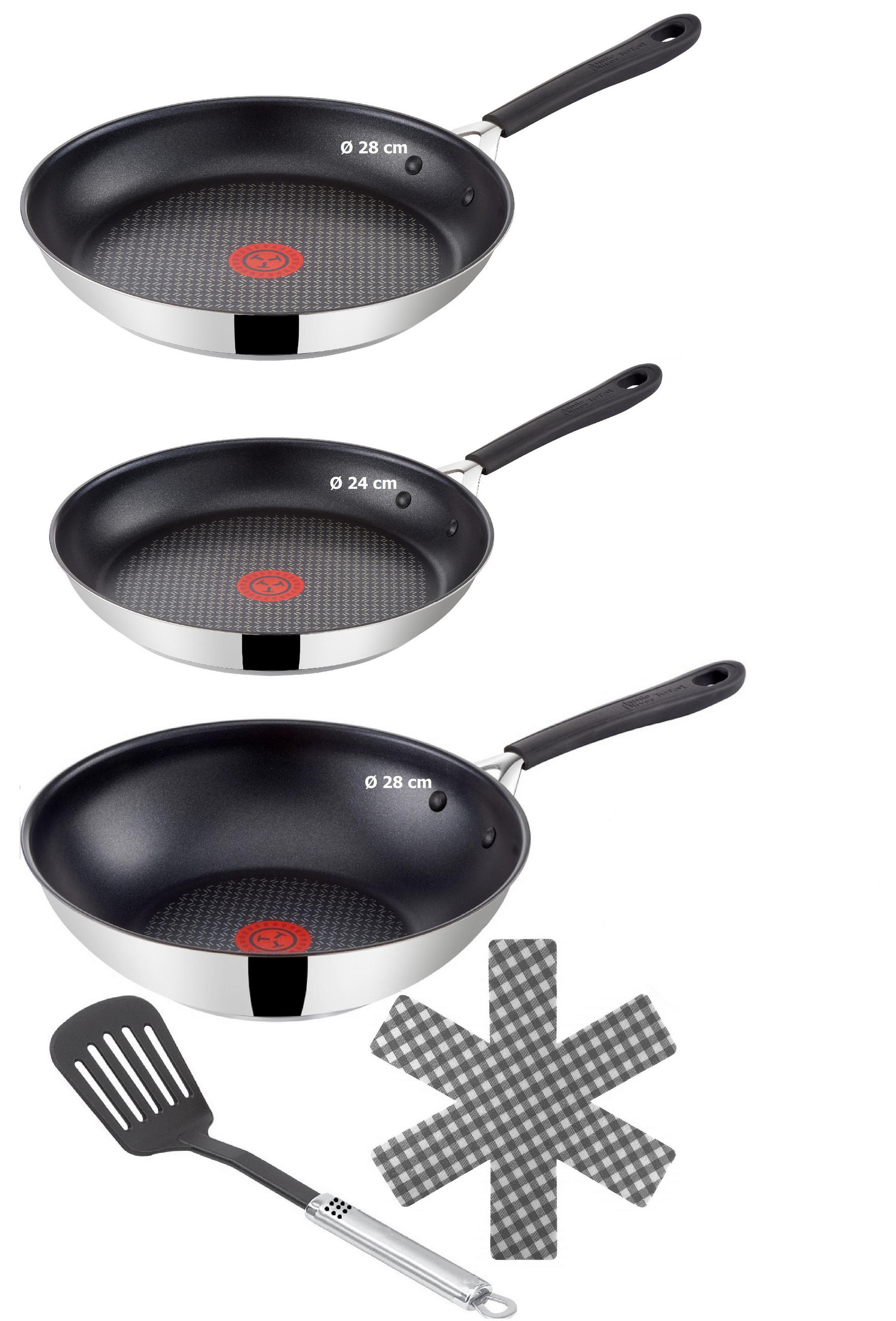 Tefal Pfannenset Silber