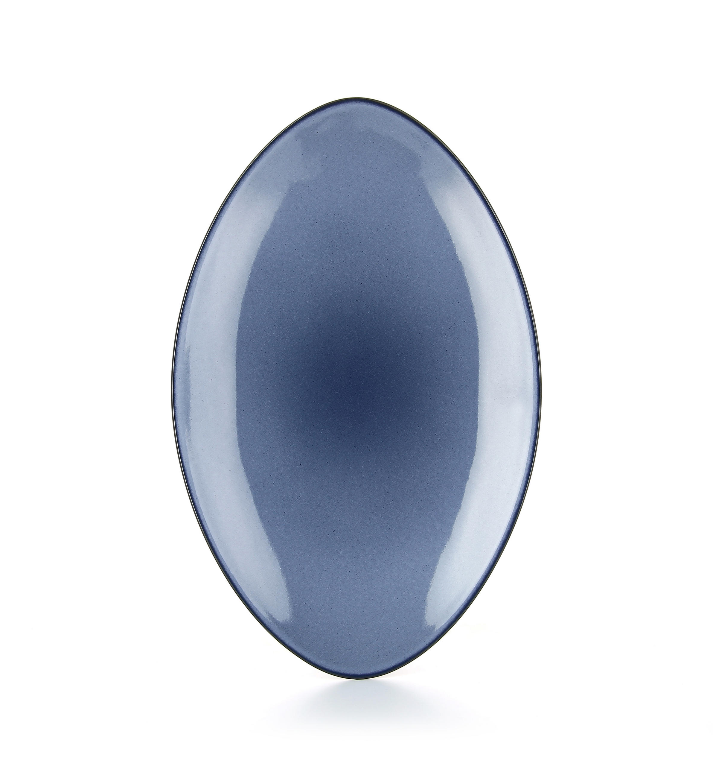 Revol Porcelaine France Servierteller Hellblau 22.3x4x35 cm