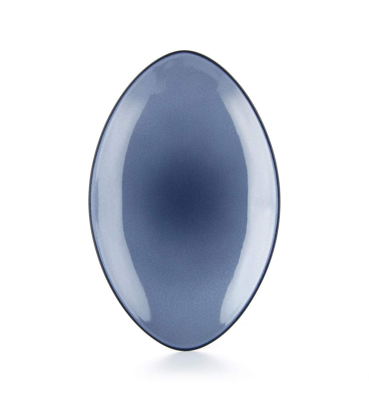 SERVIERTELLER EQUINOXE 35 cm Cirrusblau - Hellblau, Keramik (22.3/4/35cm) - Revol Porcelaine France