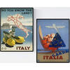 POSTER Set Mit 2 Italien Jahrgang A3 Rahmenlos - Klar, Papier (29.7/5/42cm) - Nacnic