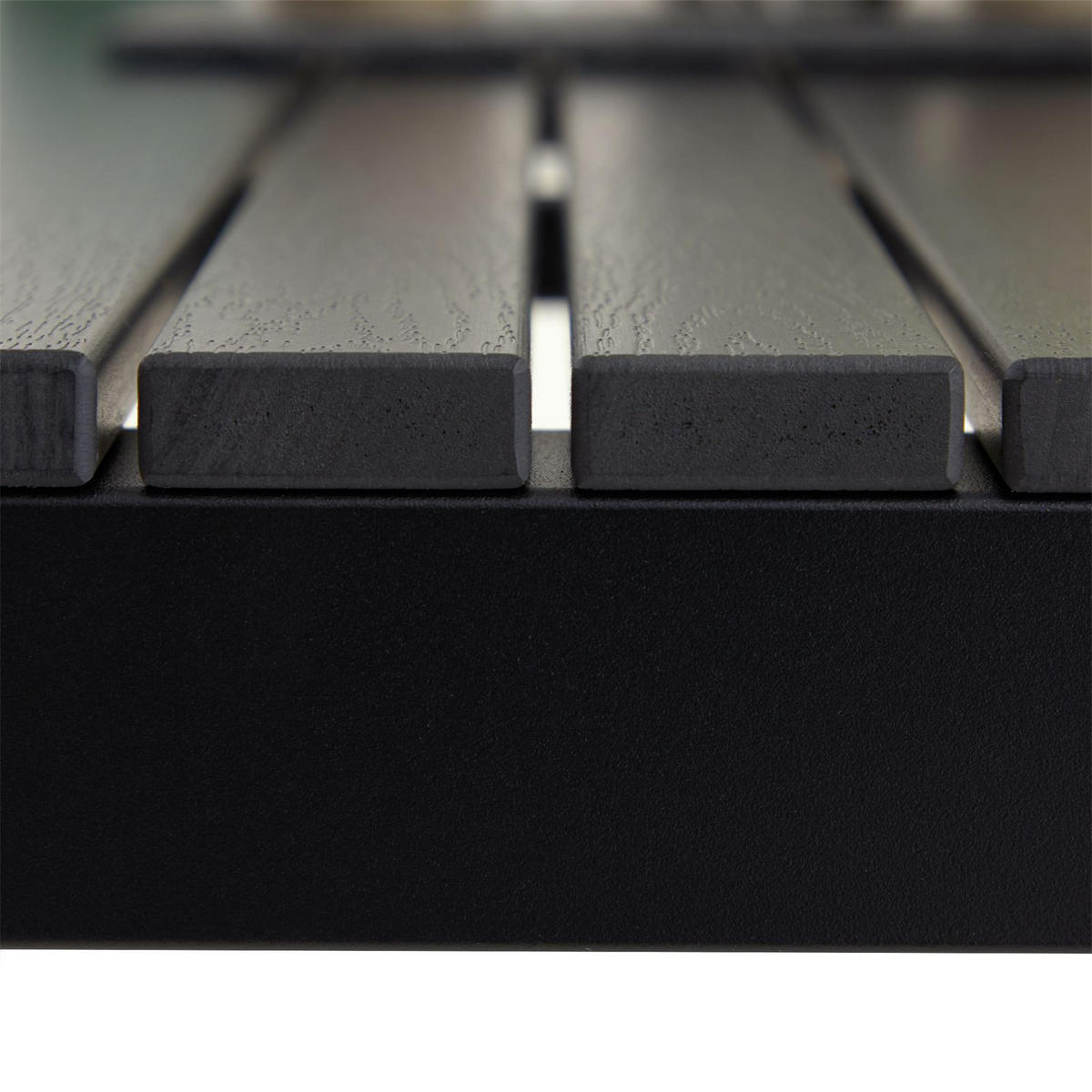 GARTENTISCH ISOLA - Schwarz, Metall (89/150/76cm) - IDIMEX