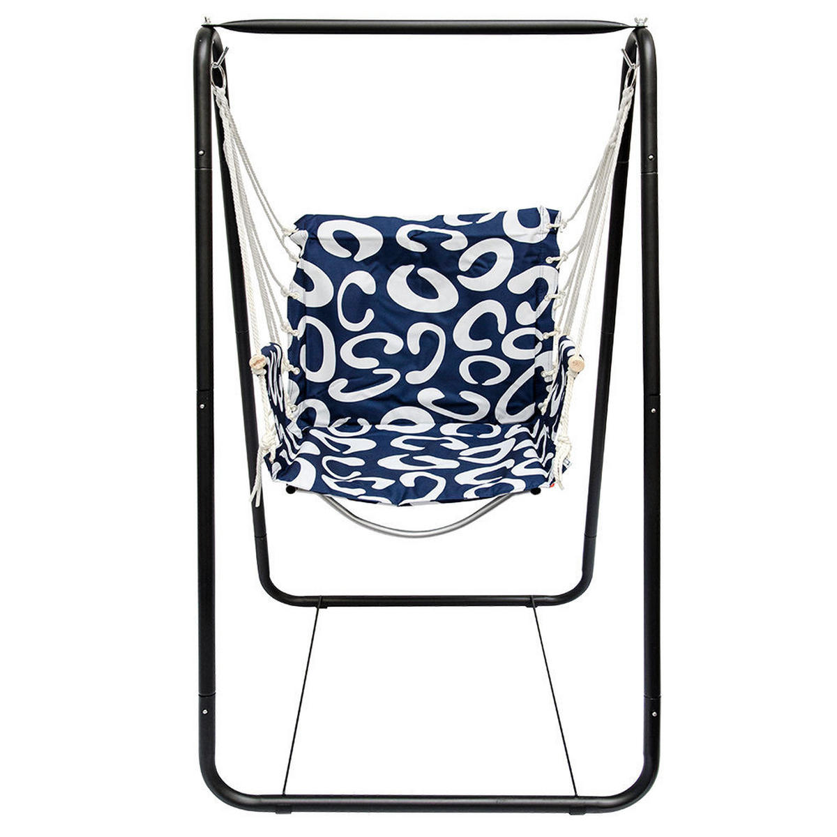 HÄNGESESSEL inkl. Gestell, bis 100kg, Blau - Blau, Textil (85/85/160cm) - Amanka