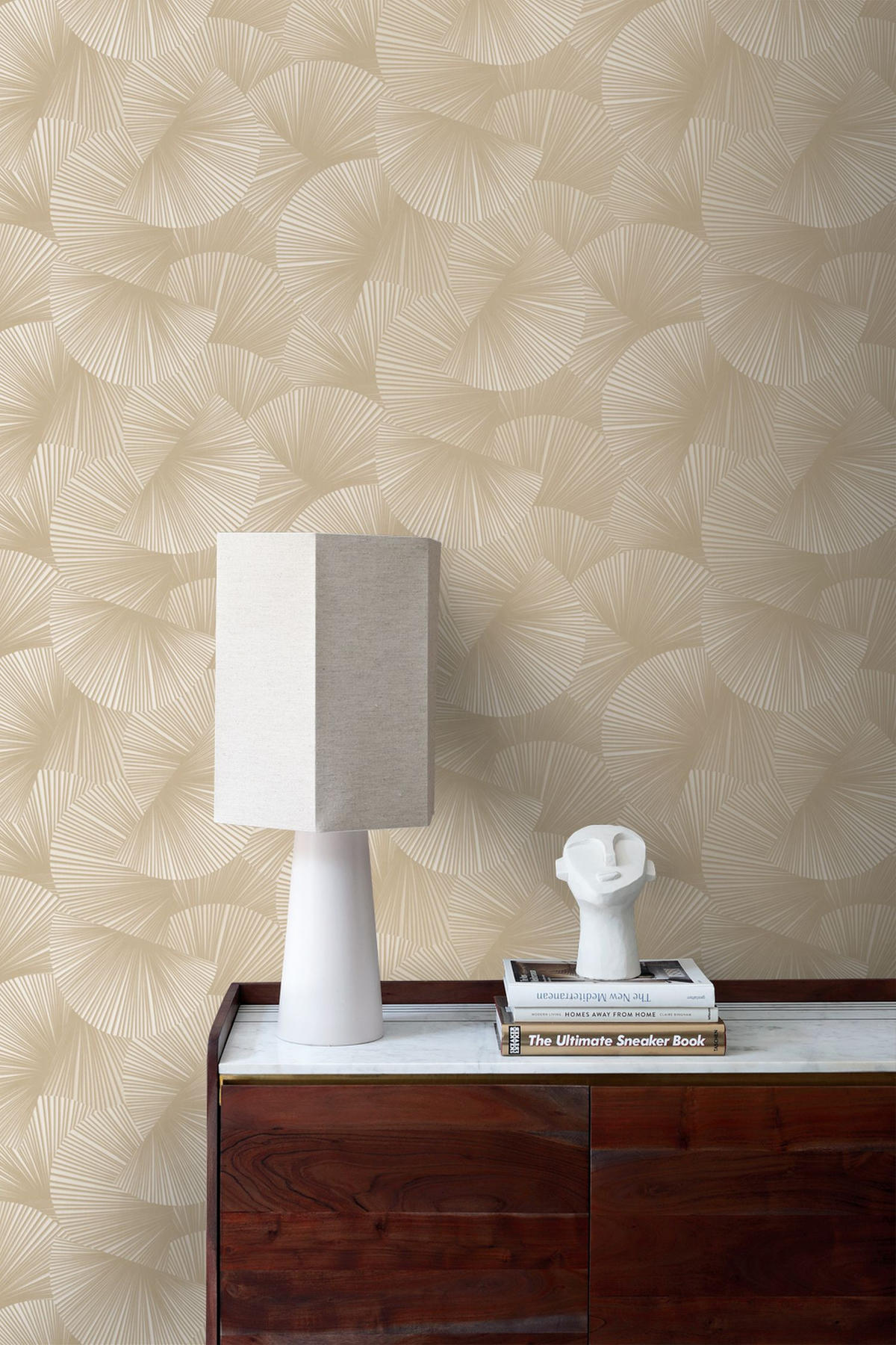 TAPETE 3D-Muster 0.53 x 10.05 m - Beige, Papier (53/1000cm) - Origin Wallcoverings