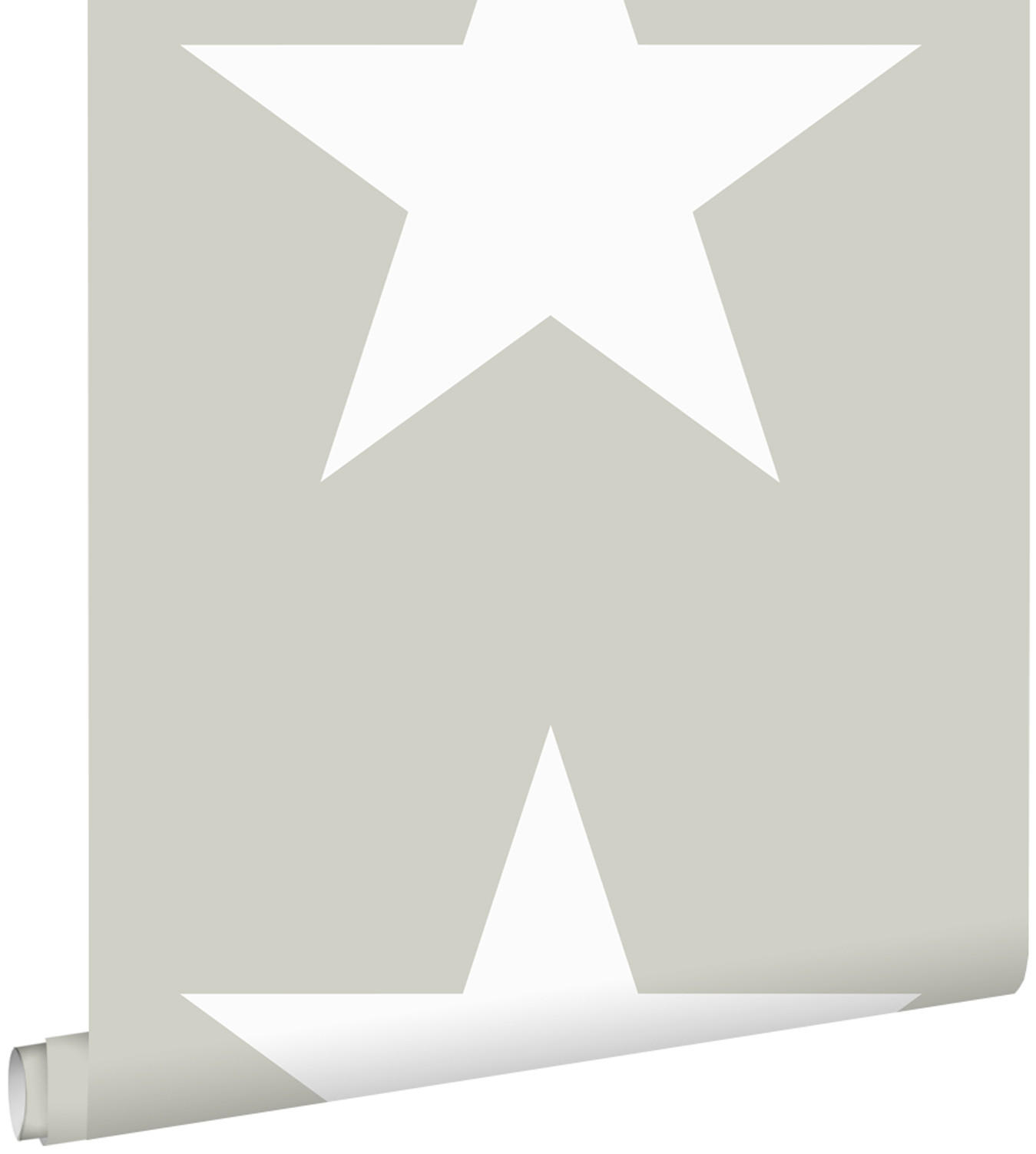 TAPETE Sterne 53 cm x 10.05 m - Beige, Papier (53/0.1cm) - ESTAhome