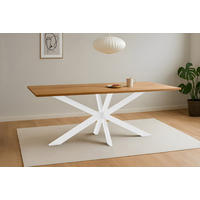 ESSTISCH SALVADOR - Eichefarben/Beige, Holz (100/200/77cm) - SAM