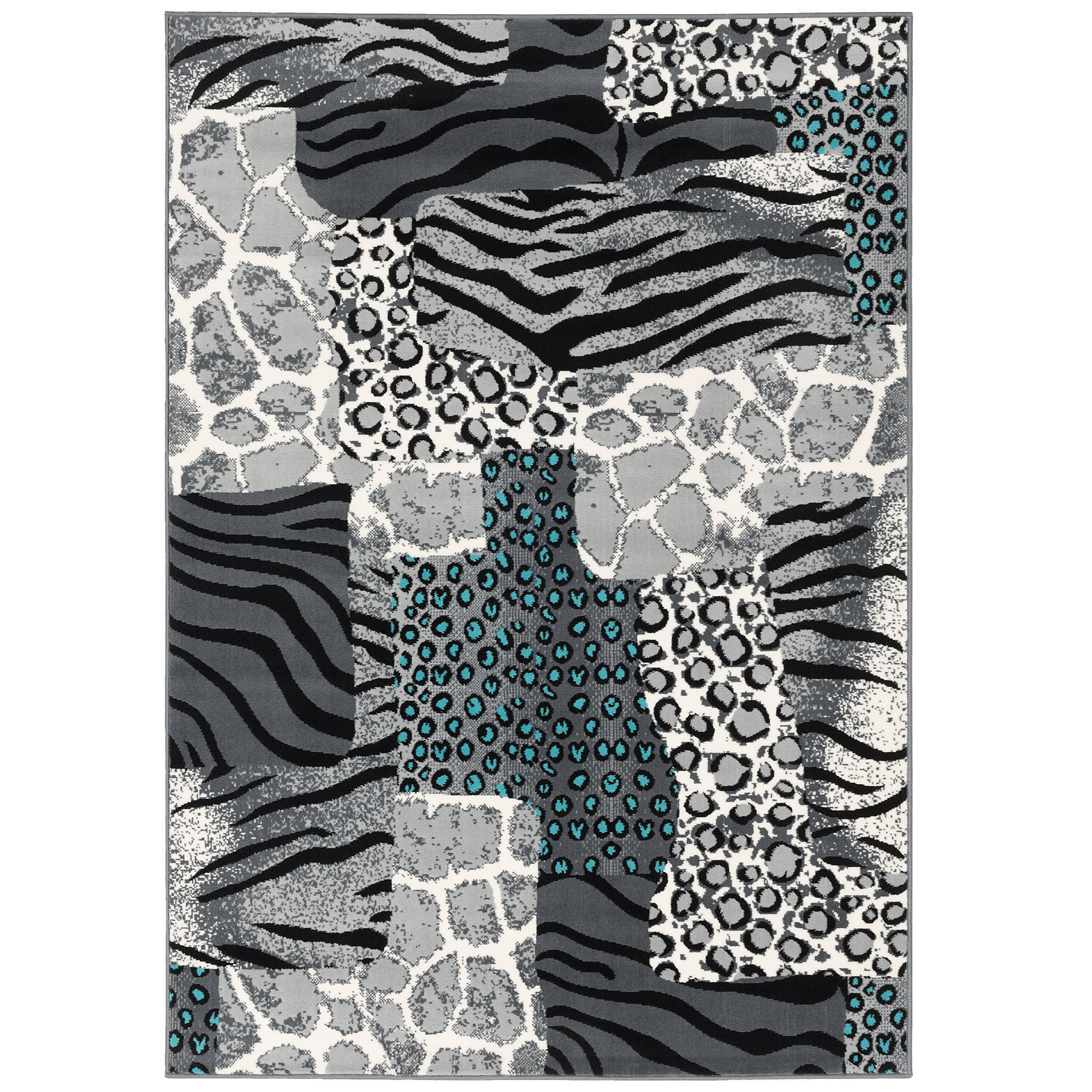 DESIGNER TEPPICH SAMBA MODERN SAFARI - Grau, Textil (80/150cm) - Pergamon