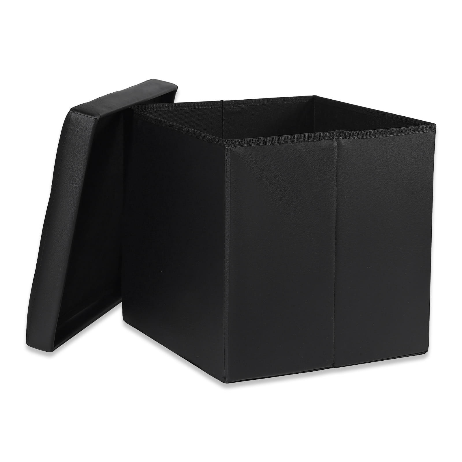 SITZBOX Ravello L mit Knöpfen Schwarz Ökoleder - Schwarz, Textil (38/38/38cm) - Komodee
