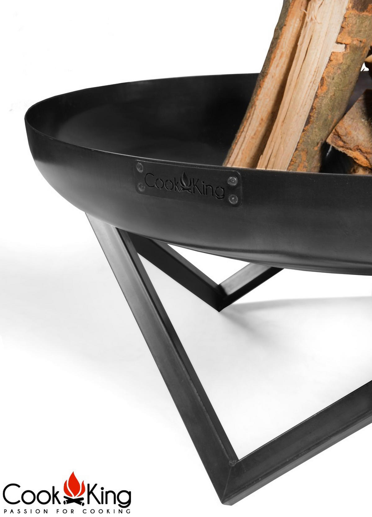 FEUERSCHALE „SANTIAGO“ 100 cm - Rostfarben, Metall (100/100cm) - Cook King