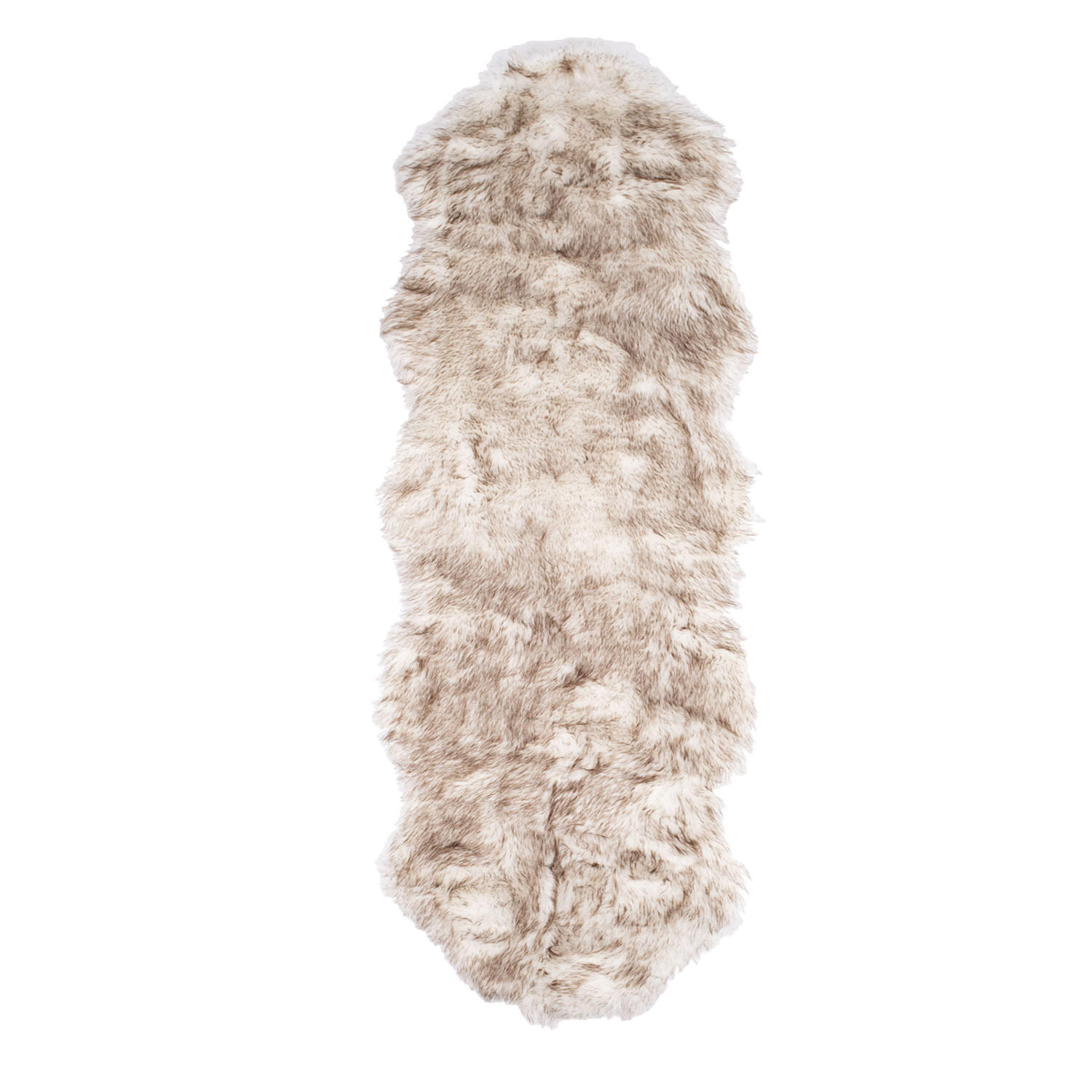HOCHFLOR-TEPPICH Softa 800 Beige 60x180 cm - Beige, Kunststoff/Textil (60/180cm) - carpet city