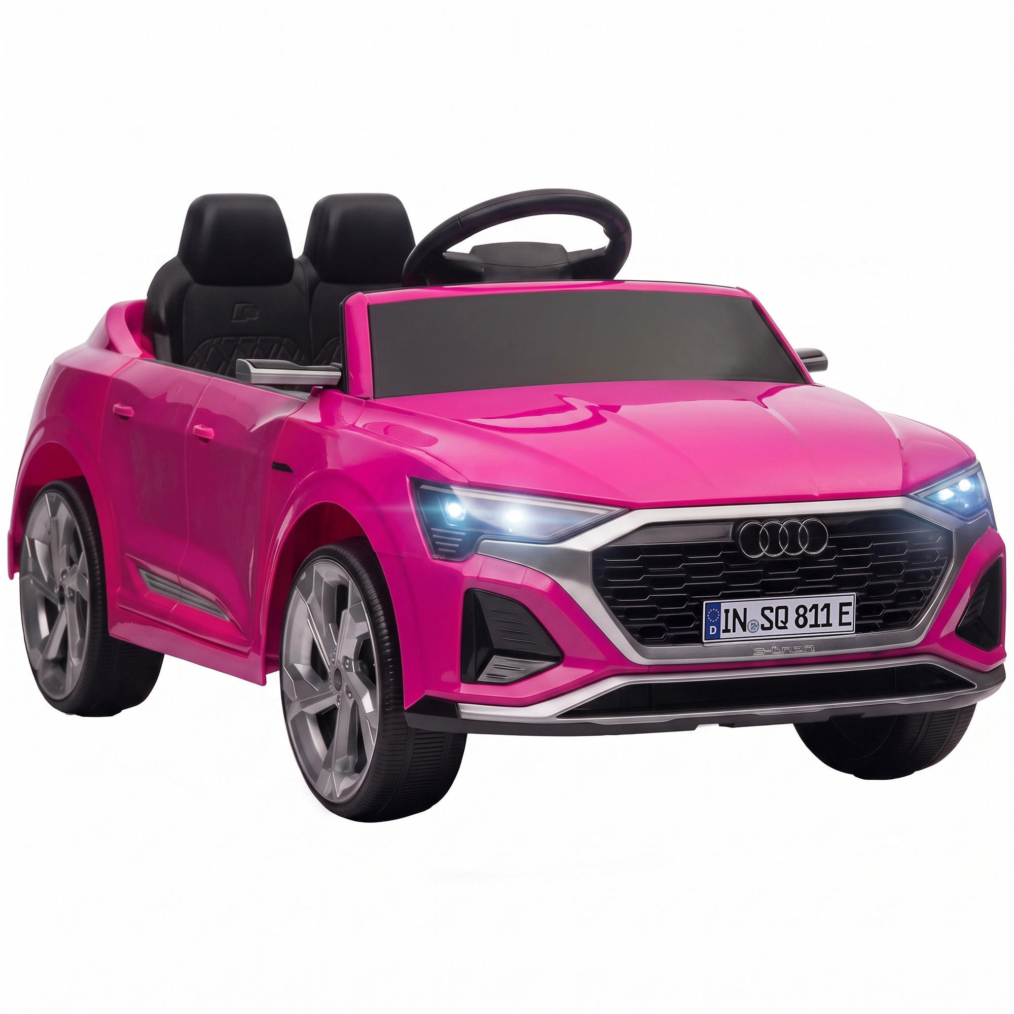 FAHRZEUGE zum Draufsitzen Rosa 98.0/49.5/43.0cm - Rosa, Kunststoff (98/49.5/43cm)
