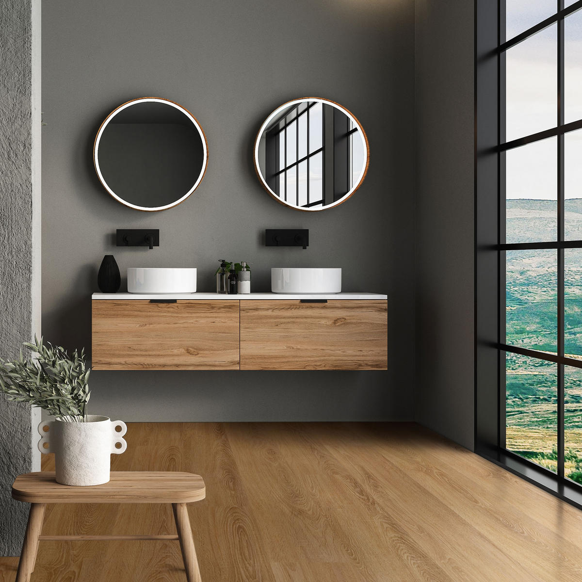 VINYLBODEN Click 4,62m²/21 Dielen Sandbar Eiche - Braun, Kunststoff (122/18/0.42cm) - ML-DESIGN