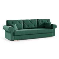 SITZSOFA Grün STAR Mit Bettkasten - Grün, Textil (237/90/85cm) - Sepro Meble