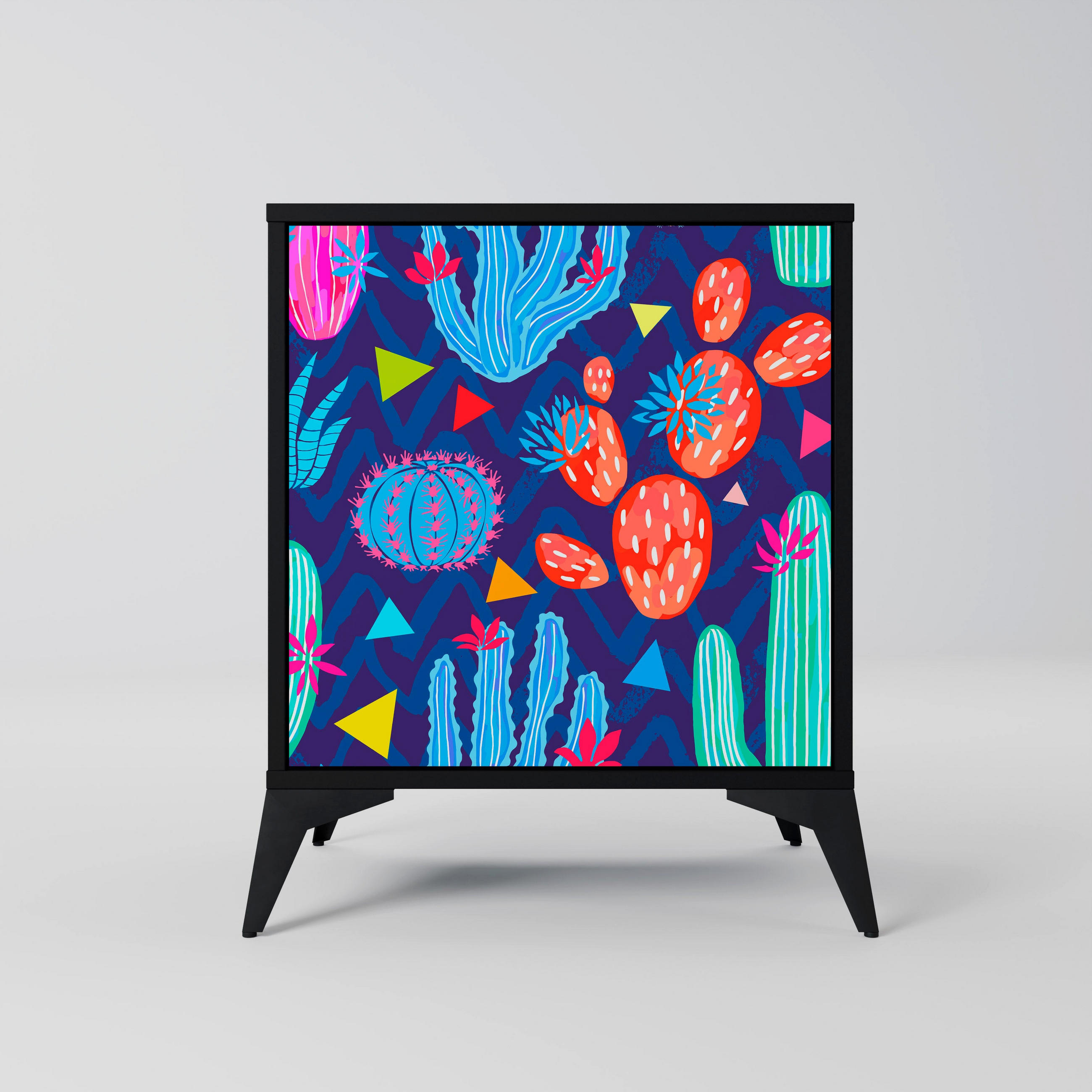 SpaceRebels Sideboard Schwarz 57.5x70.5x42 cm