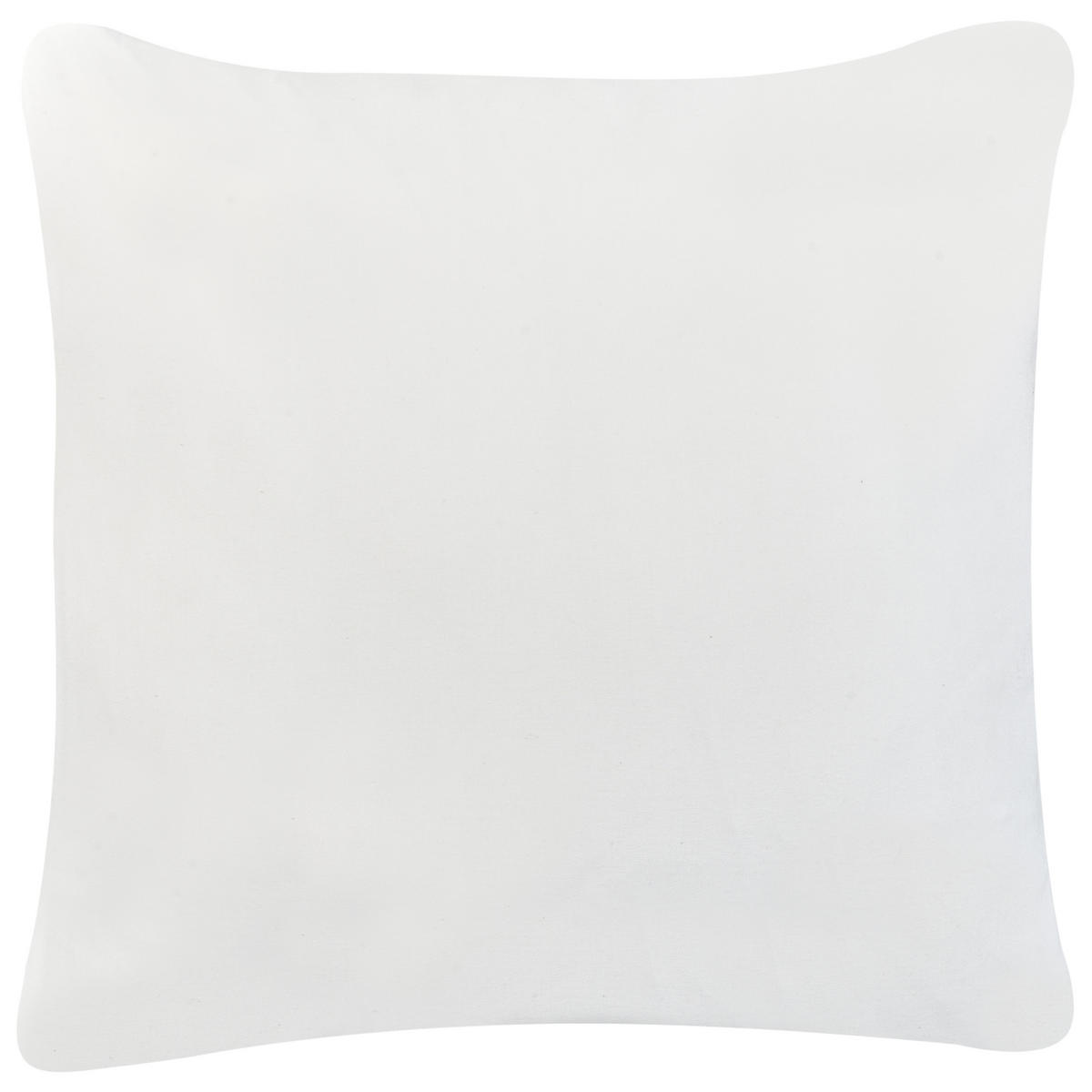 Gartenkissen 2er-Set Grün 45/45 cm Bosque - Weiß/Grün, Textil (45/12/45cm) - Beliani