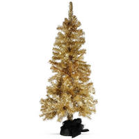 KÜNSTLICHER WEIHNACHTSBAUM glamour 120 cm Goldfarben - Goldfarben, Kunststoff (120cm) - Home Styling Collection