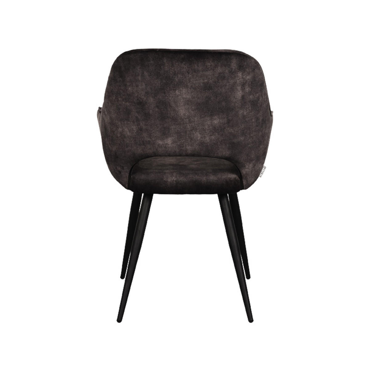 ESSZIMMERSTUHL Fer Anthrazit 57/58/87 cm 2er-Set - Anthrazit, Textil (58/87/57cm) - LABEL51