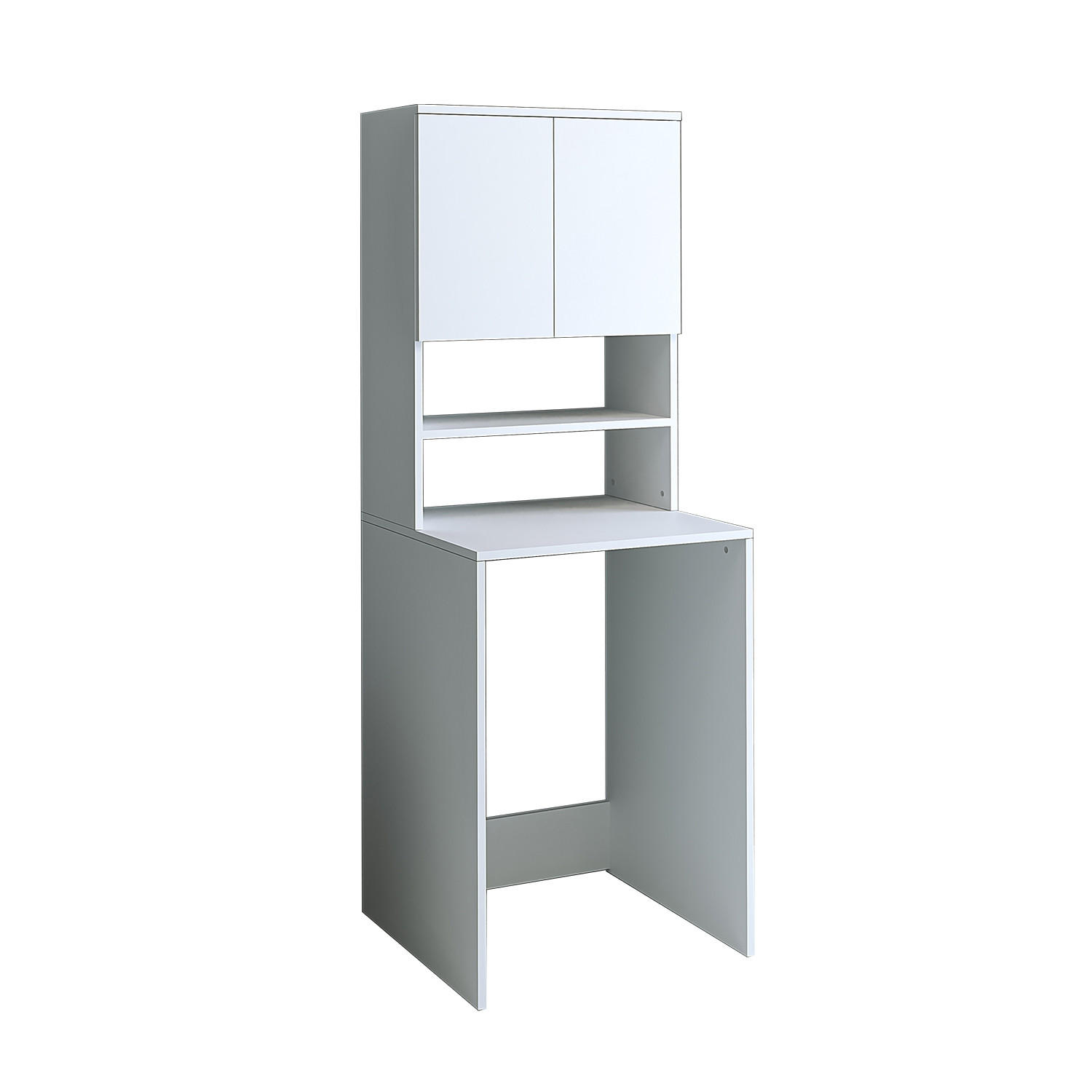 WASCHMASCHINENSCHRANK Atlantic III 65cm Breit, 181cm Hoch - Weiß, Holzwerkstoff (65/181/60cm)