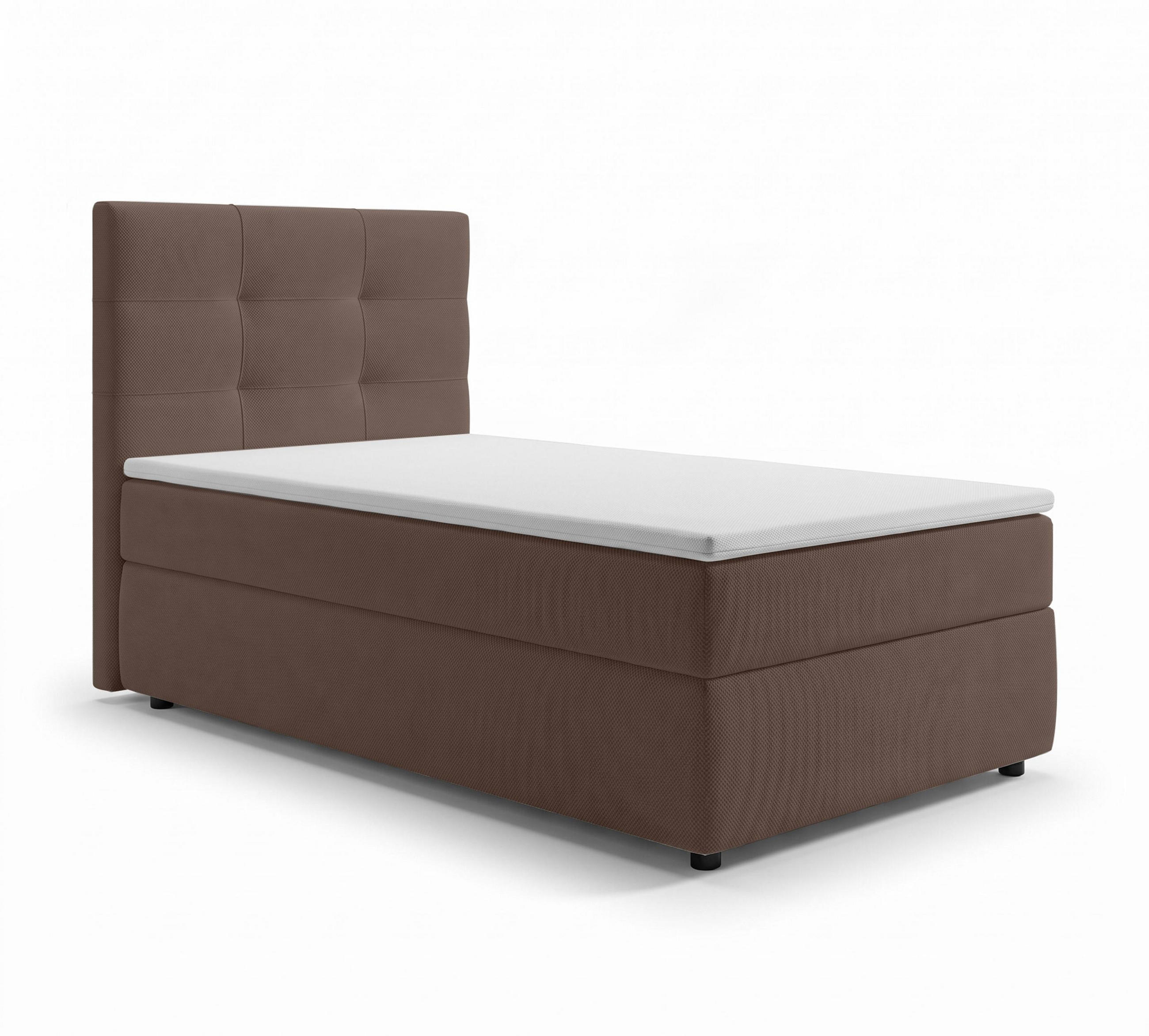 AX Living Boxbett Braun 80x200 cm