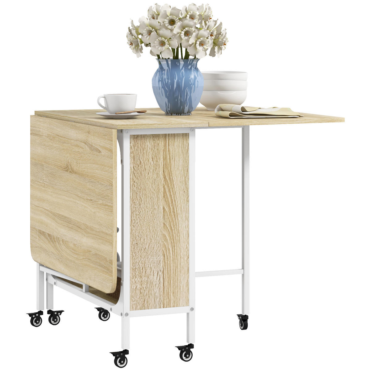 ESSTISCH Naturholz 1 Stück - Beige, Kunststoff (130/80/74cm) - GiPP