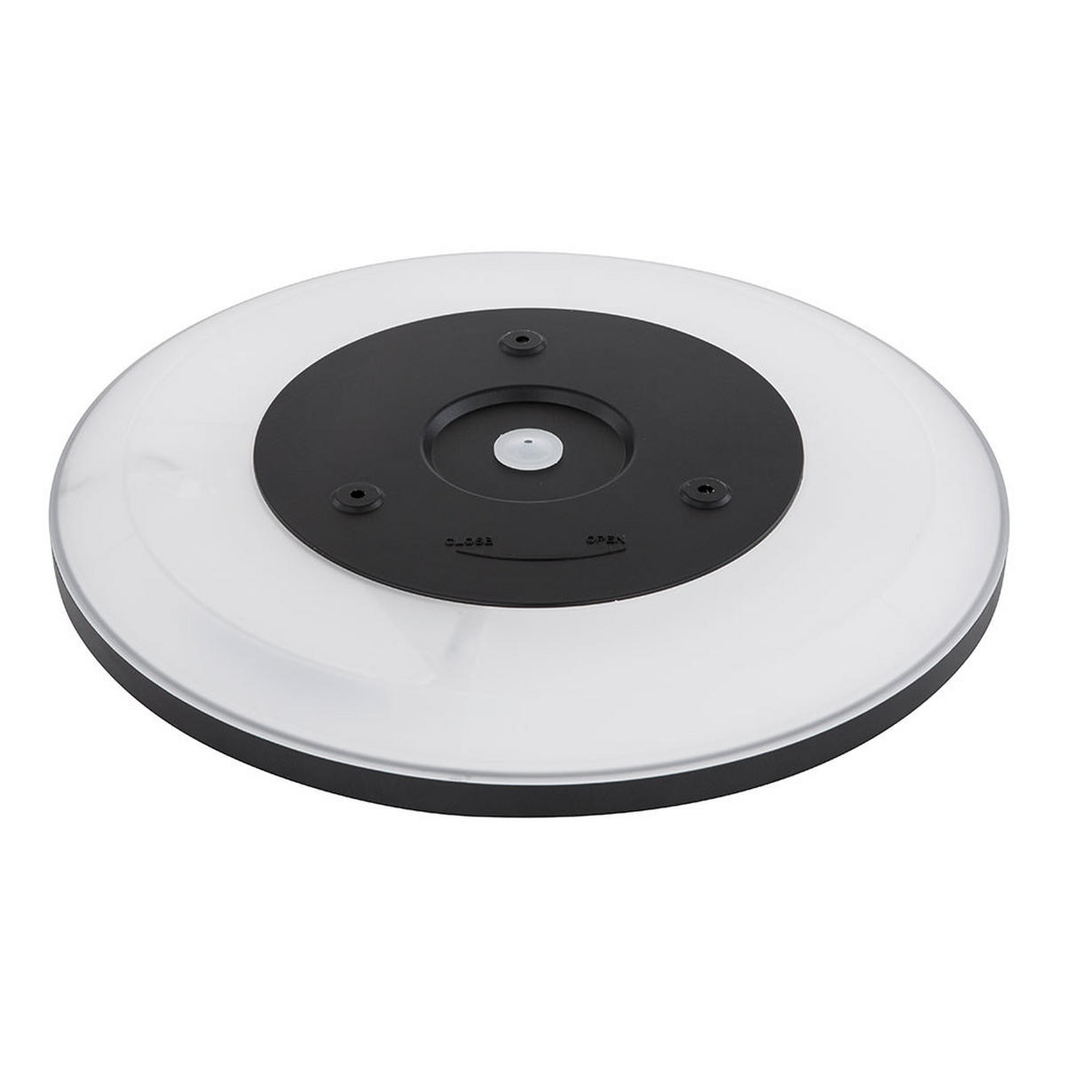 LED DECKENLEUCHTE Kunststoff Schwarz - Schwarz, Kunststoff (29.4/29.4/2.5cm) - Globo Lighting