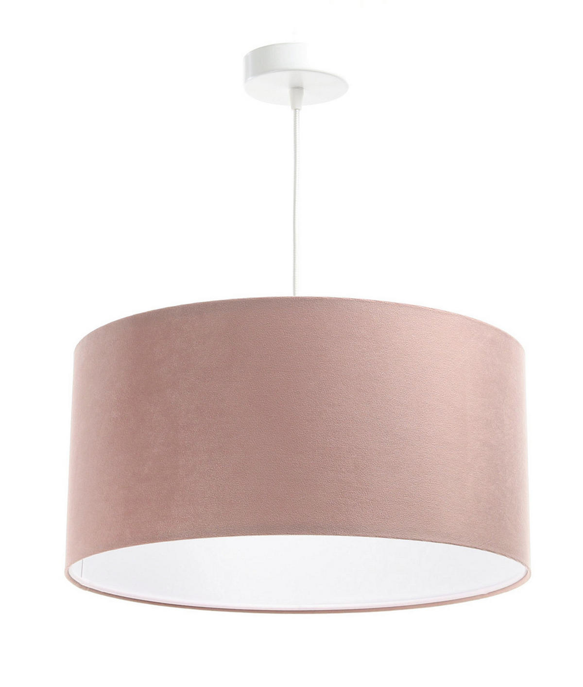 HÄNGELEUCHTE Rosa 30/20 cm - Pink/Weiß, Kunststoff (30/0.6/20cm) - ONZENO