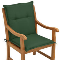 NIEDERLEHNERAUFLAGE Loft NL 100/50/6cm Dunkelgrün - Dunkelgrün, Textil (50/6/100cm) - Beautissu 