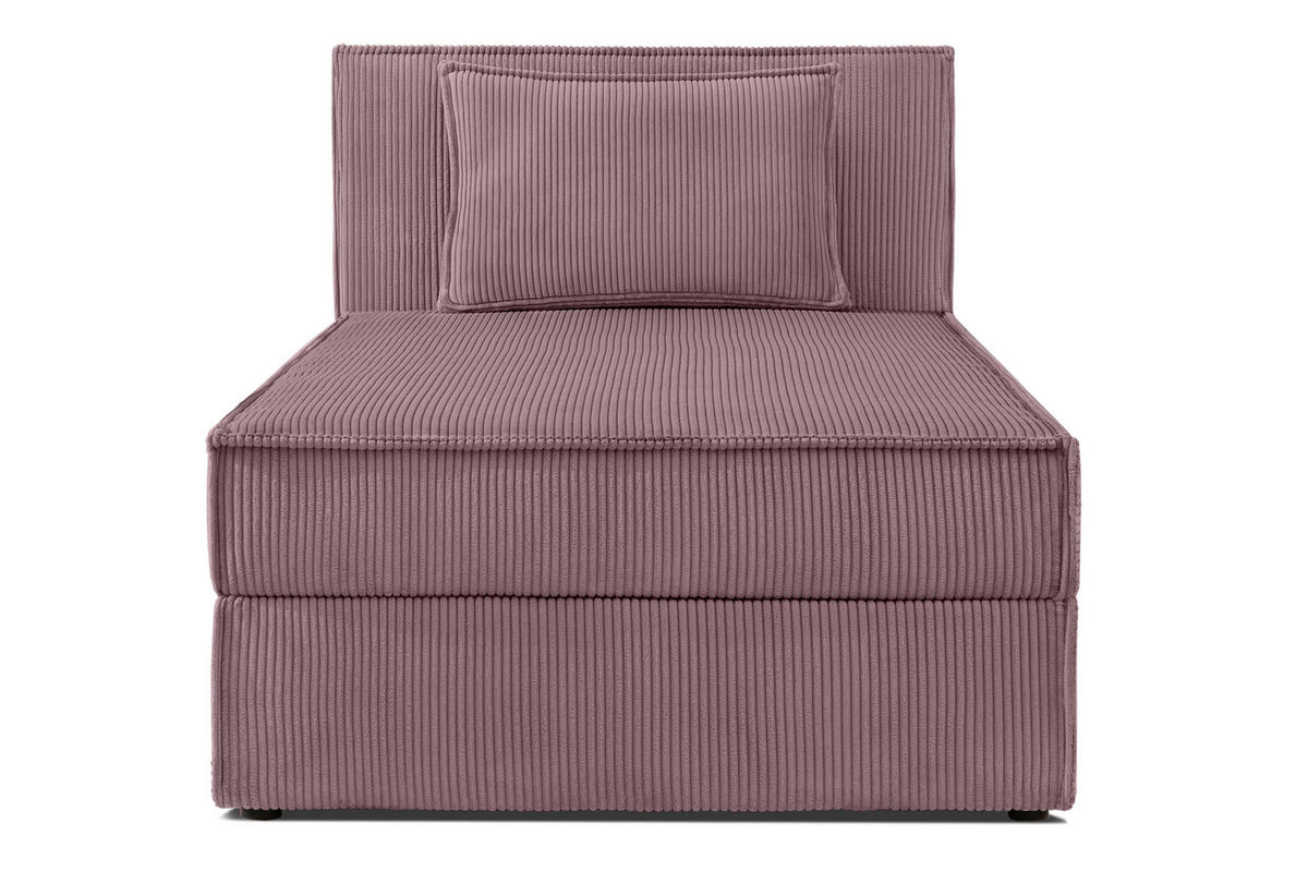 BOXSPRINGBETT ROTI Einzelbett, hellviolett - Violett/Schwarz, Holz/Holzwerkstoff (90/200cm) - KONSIMO®