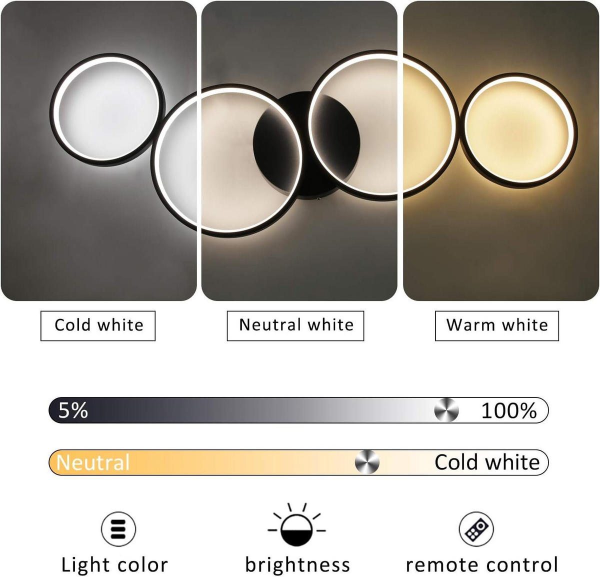 LED-DECKENLEUCHTE Luftblase 88/31/5.7 cm - Schwarz, Metall (88/31/5.7cm) - Nettlife