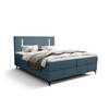 BOXBETT ONO mit Matratze H3, Bonell und Topper 140x200 CURIO 74 - Blau, Textil (140/200cm) - Bedante