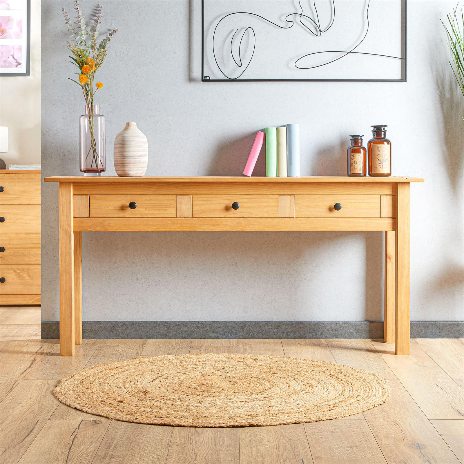 KONSOLENTISCH CANCUN - Braun, Holz (41/151/72cm) - CARO-Möbel