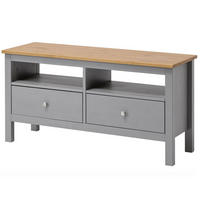 KOMMODE Massivholz 37/110/55 cm - Grau, Holz (110/55/37cm) - hagge home