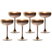 SEKTSCHALEN Elements Bronze 230 ml 6er Set - Bronzefarben, Glas (0.23L) - Stölzle Lausitz