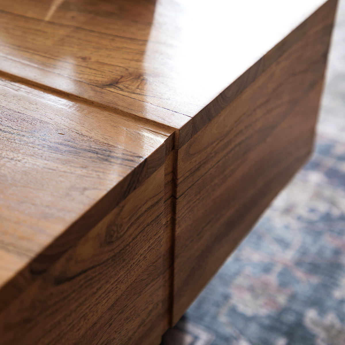 COUCHTISCH - Mango massiv - Akaziefarben, Holz (58/58/35cm) - home24