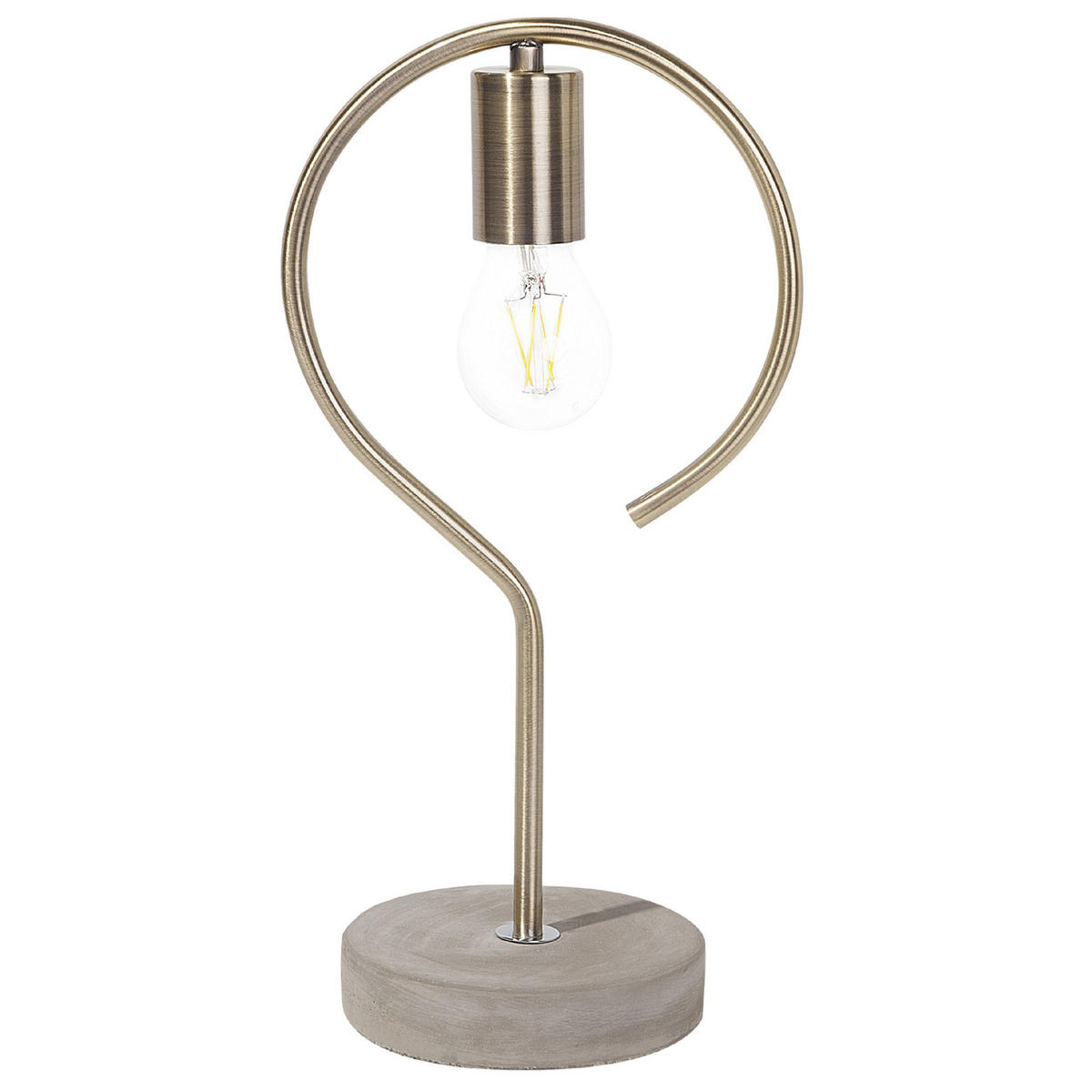 TISCHLAMPE Jucar 14/20/40 cm - Messingfarben, Metall (14/20/40cm) - Beliani