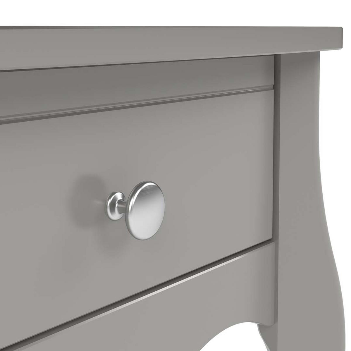 NACHTTISCH 2er-SET Baroque Grau lackiert 45/35/55 cm - Grau, Holzwerkstoff (45/55/35cm) - ebuy24