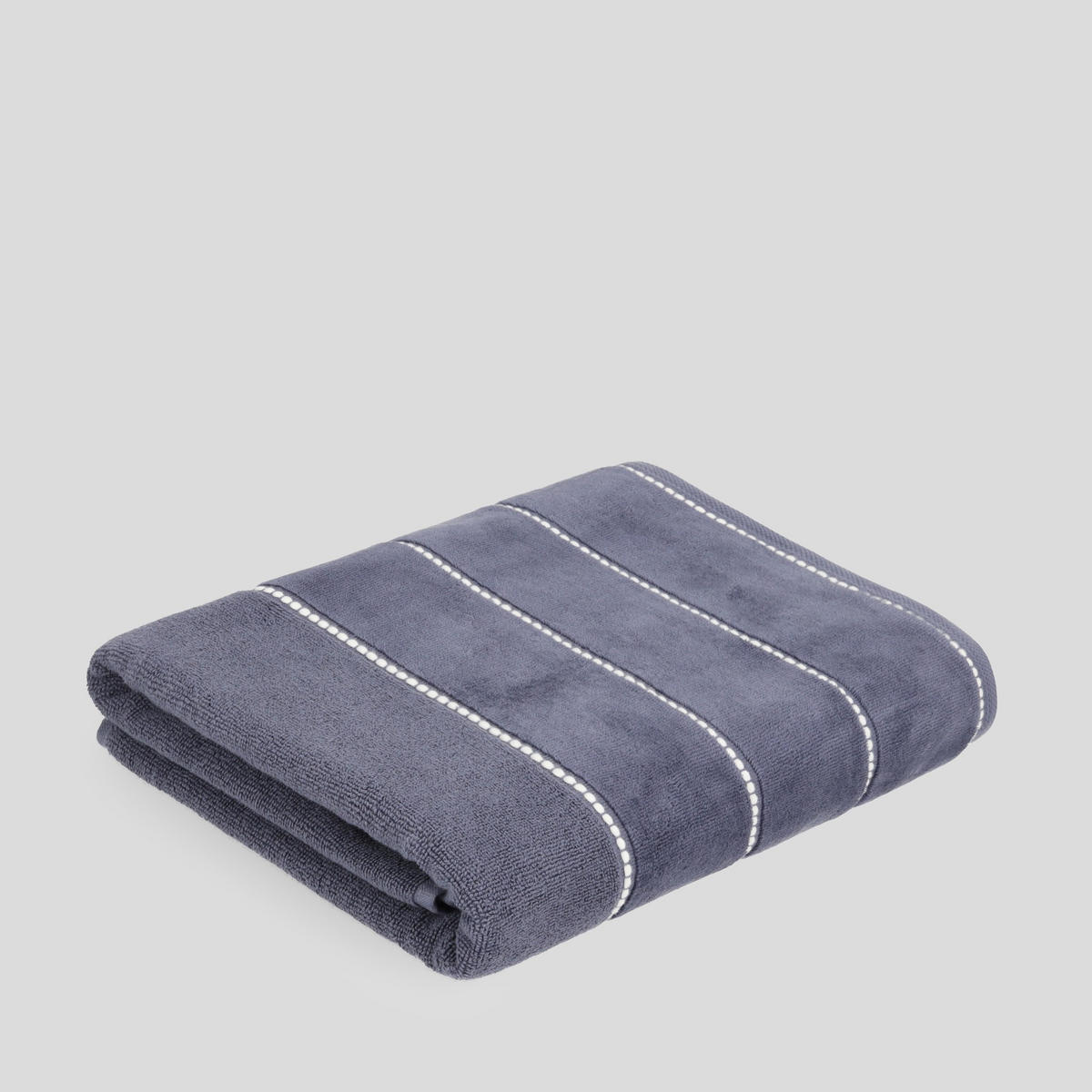 DUSCHTUCH Velly - Dunkelblau, Textil (70/130cm) - home&you