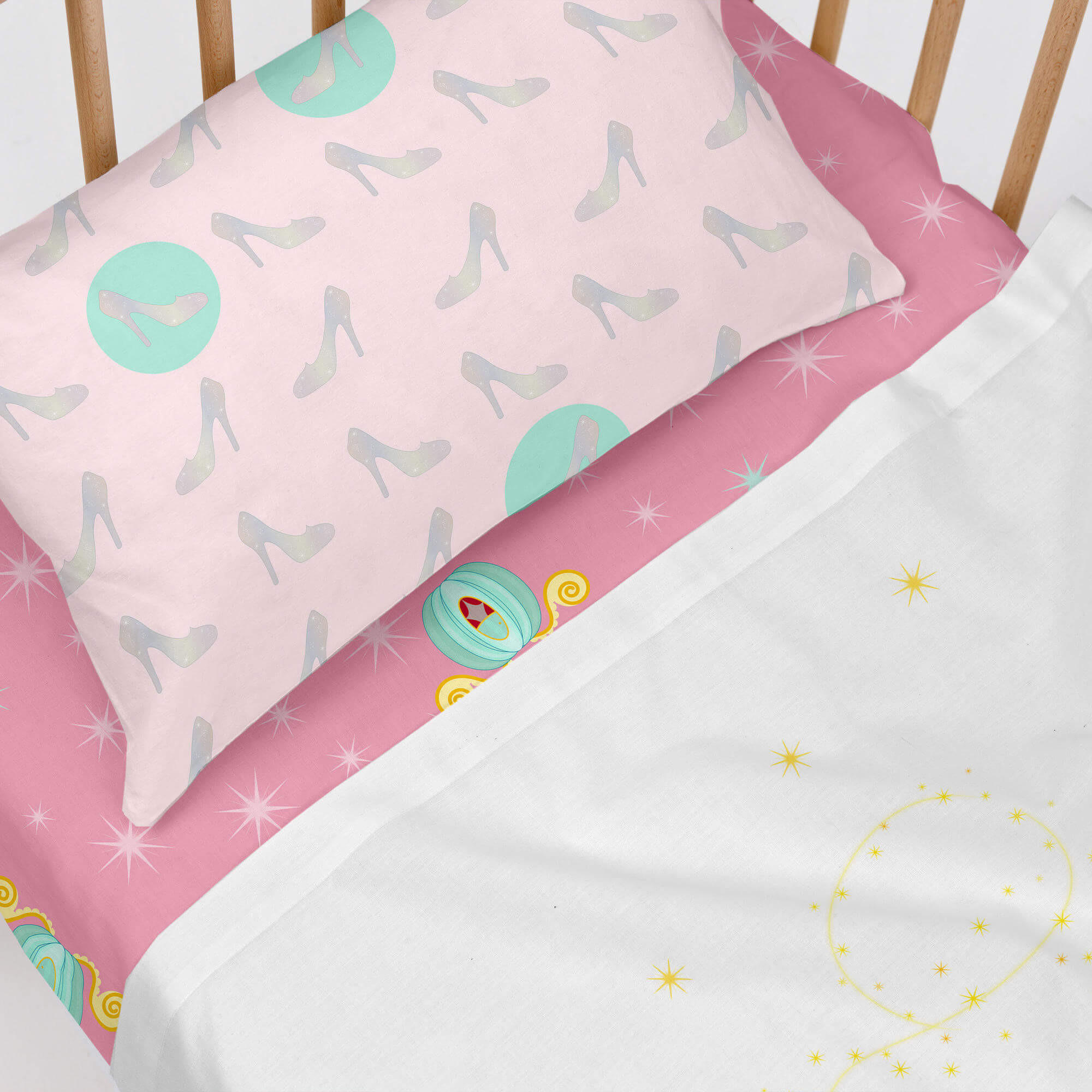 SPANNBETTTUCH pumpkin 60x120x14 cm (kinderbett) mehrfarbig - Multicolor, Textil (60/120cm) - Happy Friday