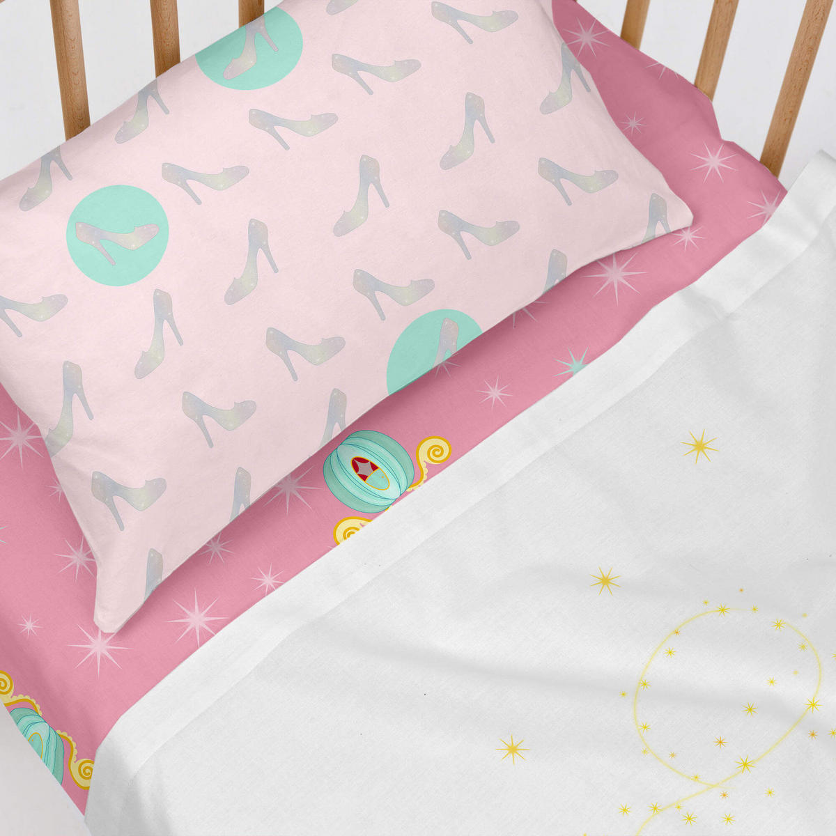 SPANNBETTTUCH pumpkin 60x120x14 cm (kinderbett) mehrfarbig - Multicolor, Textil (70/140cm) - Happy Friday