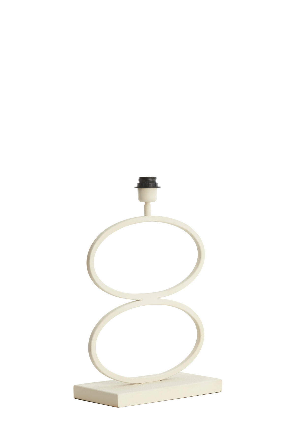 LAMPENFUSS Stelius Weiß Ø33/42 cm - Weiß, Metall (33/17/42cm) - Light & Living