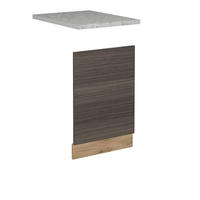 FRONTBLENDE R-Line Edelgrau 45 cm , AP Marmor - Honigeiche/Grau, Holzwerkstoff (45/57.2/1.6cm) - Vicco