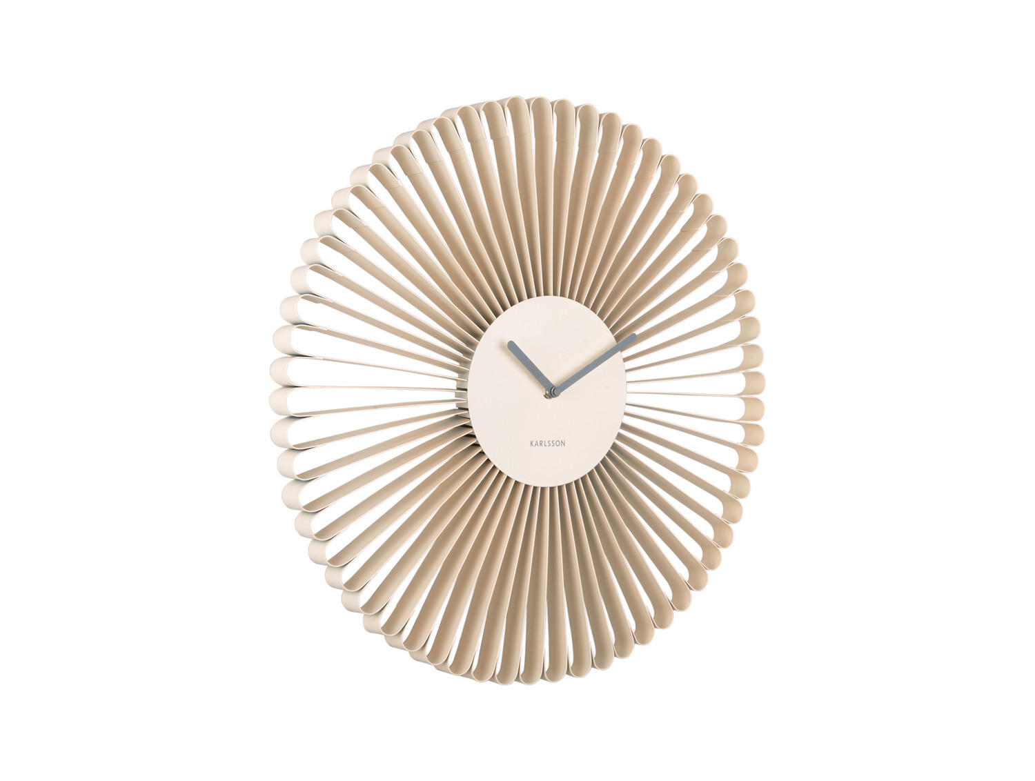 WANDUHR Cascara Weiß 50/4/50 cm - Weiß, Metall (4/50/50cm) - Karlsson