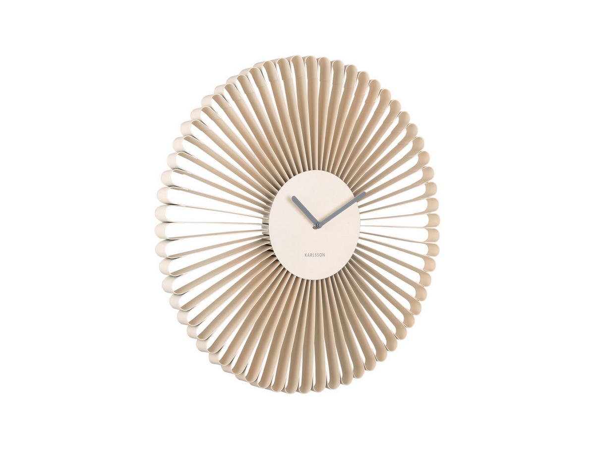 WANDUHR Cascara Weiß 50/4/50 cm - Weiß, Metall (4/50/50cm) - Karlsson