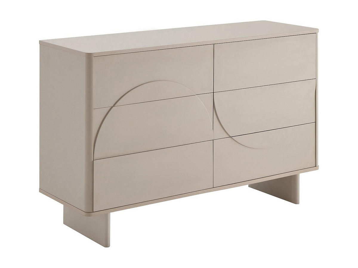 KOMMODE - 120 cm x 40 cm - holz - beige Delorina - Beige, Holz (120/81.3/40cm) - Vente-Unique