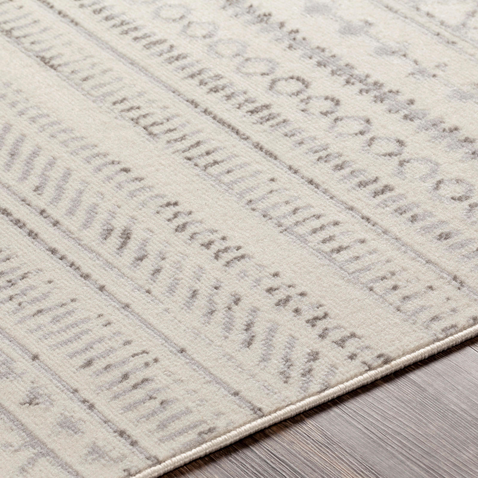 Thumbnail - Livabliss Kurzflorteppich, Hellgrau, Textil, Grafikmuster, Rechteckig, 150x213 cm, Oeko-Tex® Standard 100, in verschiede...