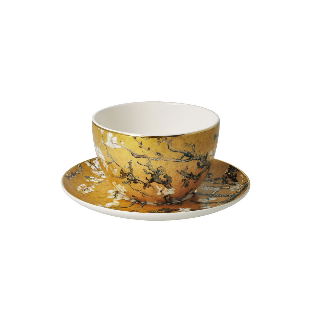 TEETASSE Van Gogh- Mandelbaum, Fine Bone China, 250 ml - Multicolor, Keramik (0.25L) - Goebel